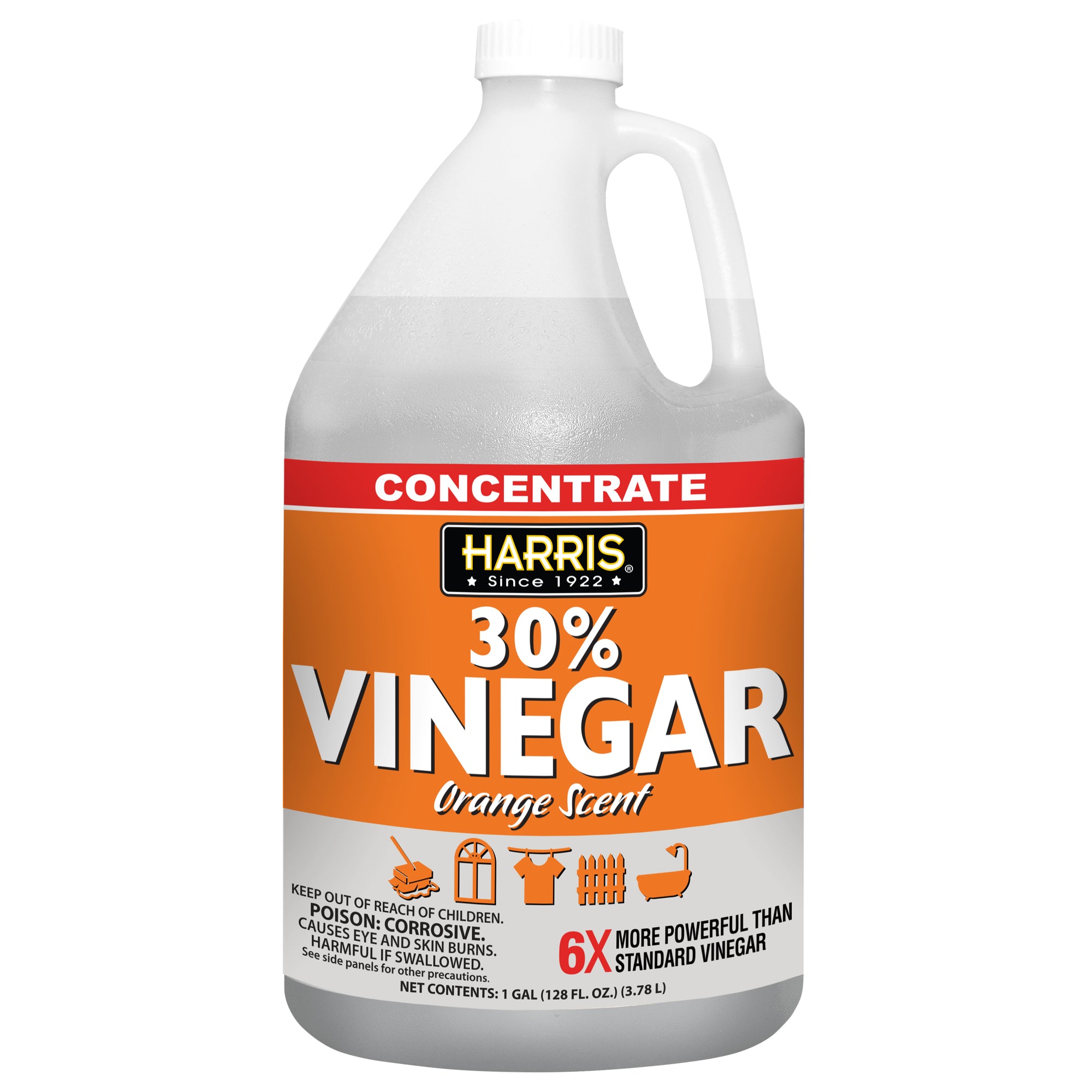 Harris 30% Vinegar, Orange Scent (128 fl. oz.)