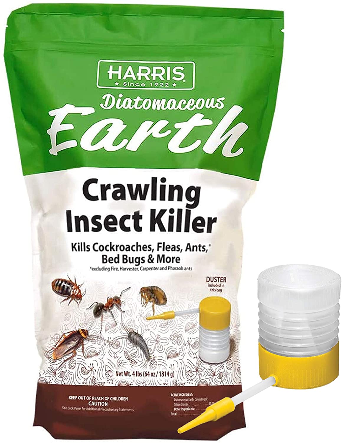 Harris Home Insect Killer, Liquid Gallon Spray with Odorless and Non  Staining Residual Formula - Kills Ants, Roaches, Spiders, Fleas, Mosquitos