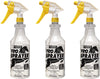 HARRIS Professional Spray Bottle for Horses 32oz (3-Pack), All-Purpose Chemically Resistant with Clear Finish, High Output Pressurized Sprayer, Adjustable Nozzle and Measurements